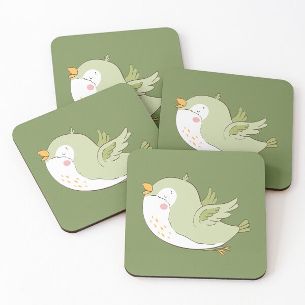Item preview, Cute Winking Bird Cartoon Design| Adorable Kawaii Animal Illustration designed and sold by Yesss-Mau.