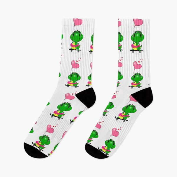 Item preview, Charming Skateboarding Dinosaur designed and sold by Shirley cute art .