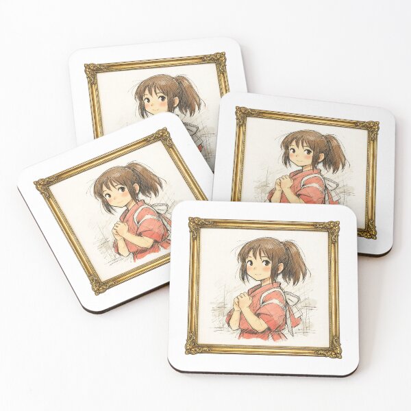 Item preview, CHIHIRO WITH GOLD ANTIQUE FRAME designed and sold by LIS AND MELIVERSO.