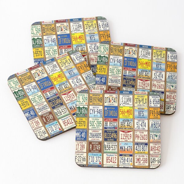Item preview, Vintage USA License Plates Collection,  Authentic Retro American Car, Rare State Plates Decor & Collectibles, designed and sold by PIKASSO2026.