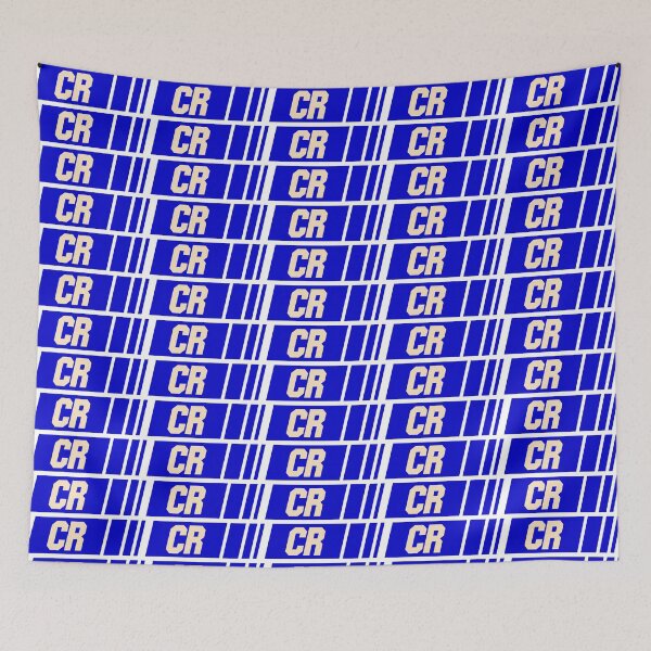 Item preview, Czoka Racing Off White Text Small Blue Slash with Dashes designed and sold by Martin Czoka.