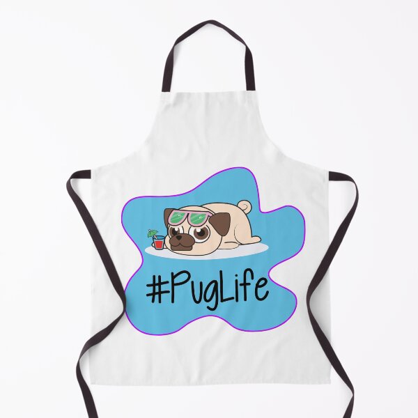 Artikelvorschau, #PugLife – Lustiger Mops mit Sonnenbrille und Cocktail-Aufkleber / Tasse / Hoodie entworfen und verkauft von Lainey1978.