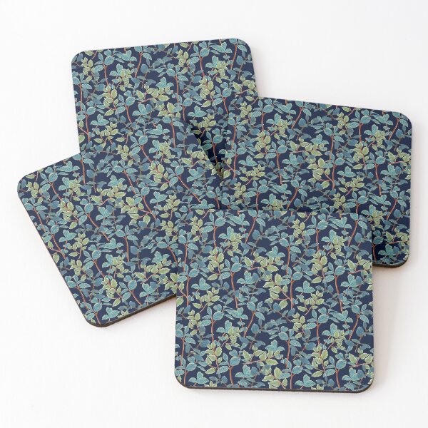 Item preview, Floral garden- Branches- blue and green designed and sold by Kaushlydraw.