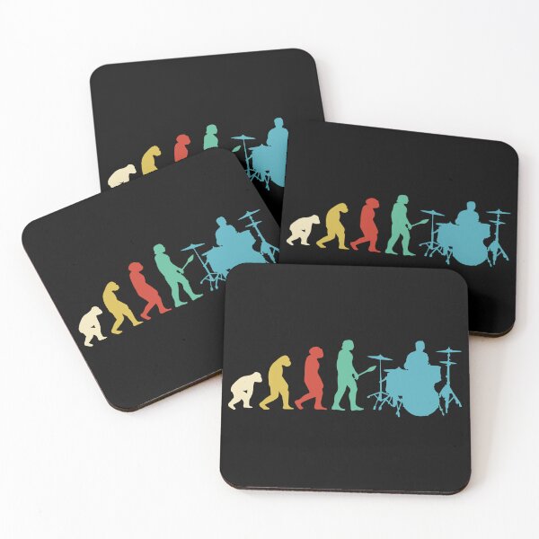 Item preview, Drummer Funny Evolution - Drum Music Lovers Gift designed and sold by ishanaveraty.