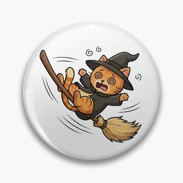 Item preview, Wizard Orange Cat Losing Control Midair designed and sold by VisioraCreative.