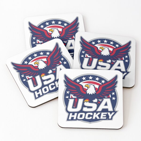 Item preview, USA Hockey Patriotic Eagle Shield - American Sports Team Logo designed and sold by KrisGraphic45.