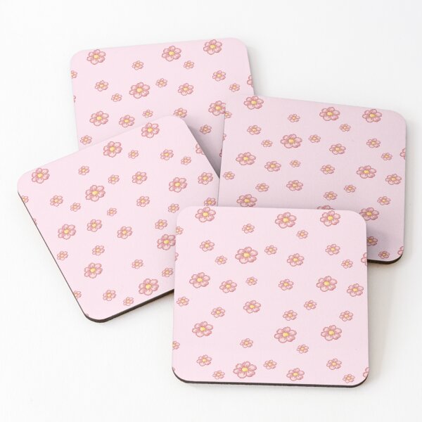 Item preview, Cute Sweet Pink Aesthetic Flowers art pattern designed and sold by Smuchie.