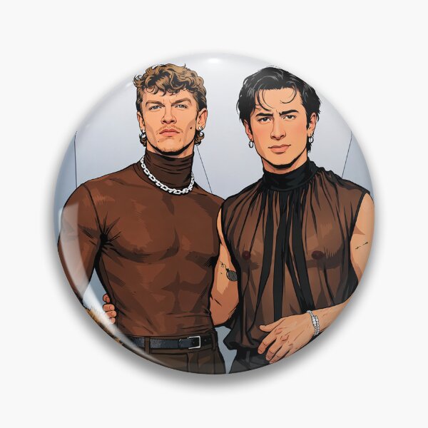 Item preview, Hudson Williams and Connor Storrie from Heated Rivalry at the Oscars (fan art) designed and sold by PopCultureAndStuff.
