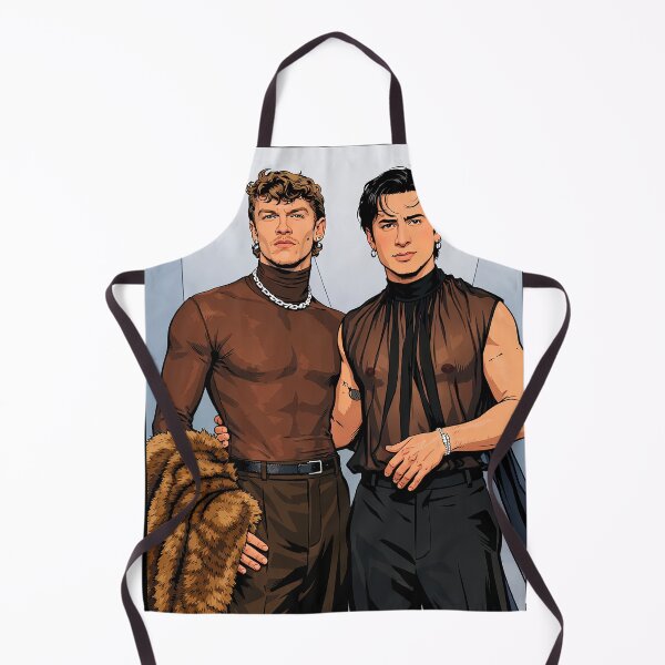 Item preview, Hudson Williams and Connor Storrie from Heated Rivalry at the Oscars (fan art) designed and sold by PopCultureAndStuff.
