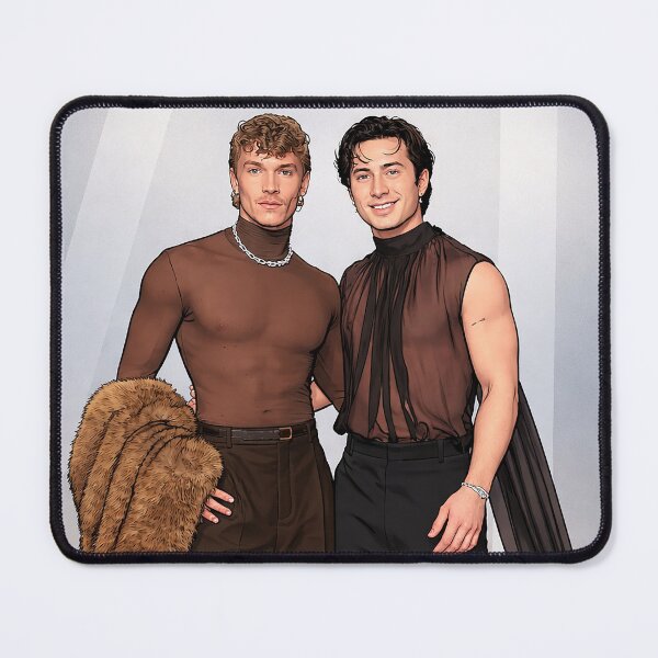Item preview, Hudson Williams and Connor Storrie from Heated Rivalry Chic at the Oscars (fan art) designed and sold by PopCultureAndStuff.
