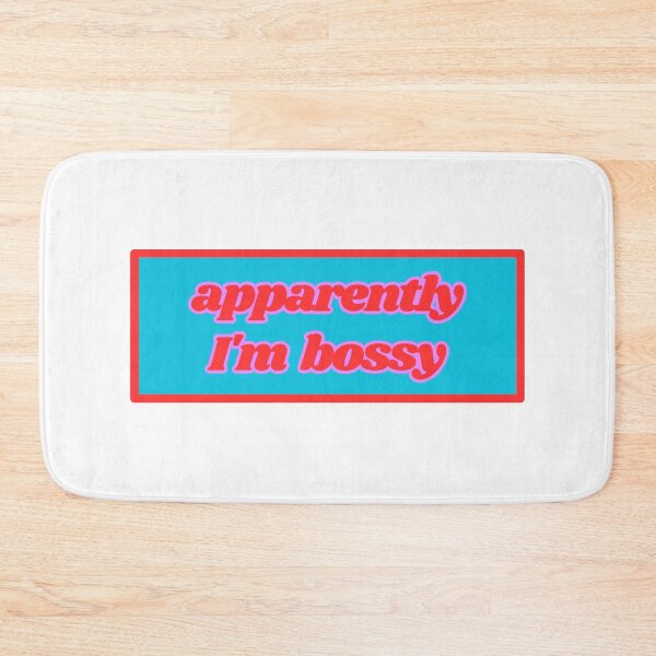 Item preview, Quotes: apparently I'm bossy, statement, phrase, Humor  designed and sold by AASparksDesigns.