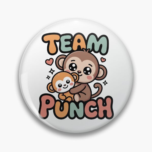 Item preview, Team Punch – Kawaii Brown Mama Monkey Cradling Golden Baby Tee designed and sold by DarylWelsh2024.