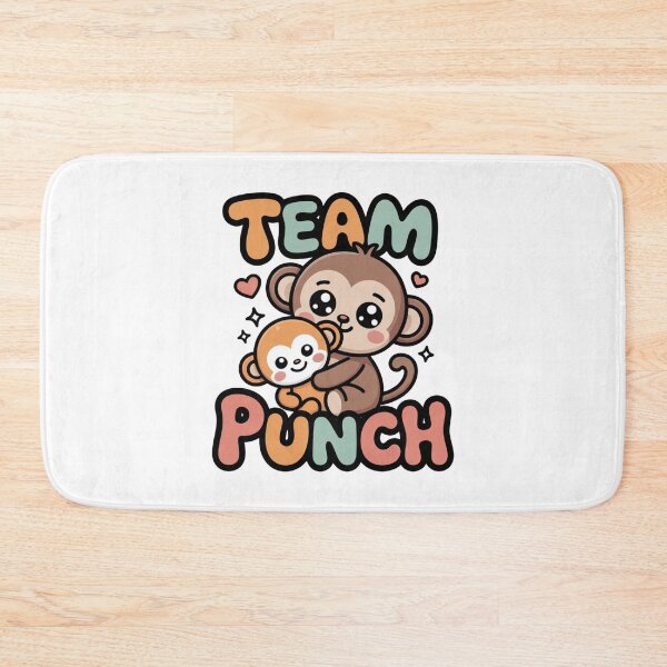 Item preview, Team Punch – Kawaii Brown Mama Monkey Cradling Golden Baby Tee designed and sold by DarylWelsh2024.