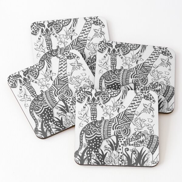 Item preview, Wild Harmony – Tribal Safari Animal Collage designed and sold by RawGrid.