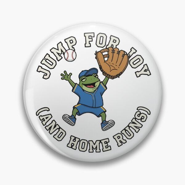 Item preview, Baseball Frog Catching Fly Ball Illustration designed and sold by Floomart.