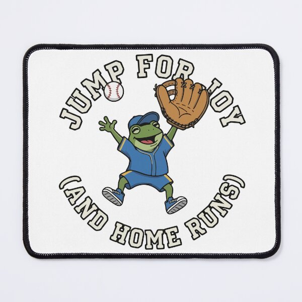 Item preview, Baseball Frog Catching Fly Ball Illustration designed and sold by Floomart.