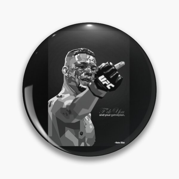 Item preview, Nate Diaz Grayscale Pop  designed and sold by fldltnny.
