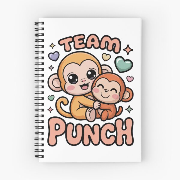 Item preview, Team Punch – Kawaii Golden Monkey Mama Hugging Happy Baby Tee designed and sold by DarylWelsh2024.
