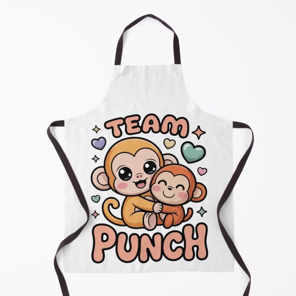 Item preview, Team Punch – Kawaii Golden Monkey Mama Hugging Happy Baby Tee designed and sold by DarylWelsh2024.
