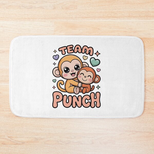 Item preview, Team Punch – Kawaii Golden Monkey Mama Hugging Happy Baby Tee designed and sold by DarylWelsh2024.
