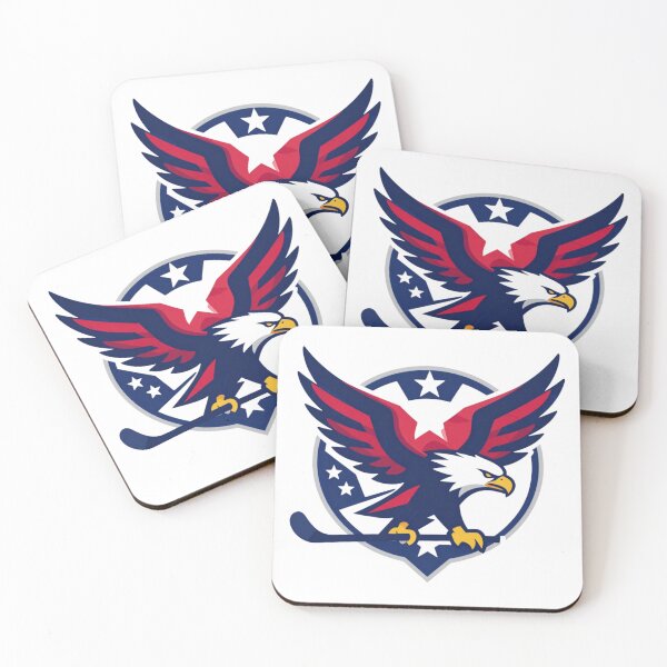 Item preview, Fierce USA Hockey Eagle Mascot designed and sold by KrisGraphic45.