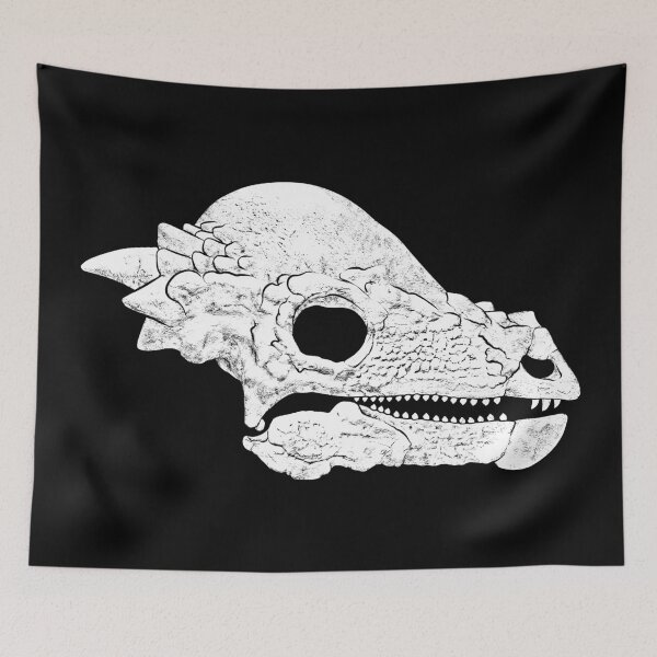 Item preview, Pachycephalosaurus fossil skull designed and sold by NicGrayGraphic.