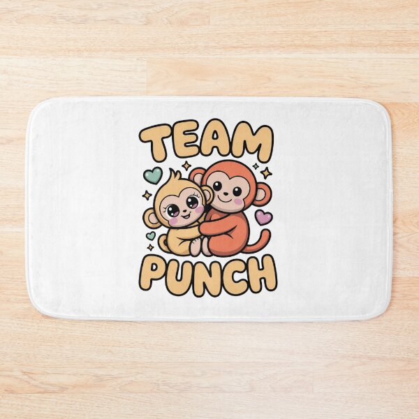 Item preview, Team Punch – Kawaii Lash-Eyed Golden Girl Monkey Tee | Cute BFF Shirt designed and sold by DarylWelsh2024.