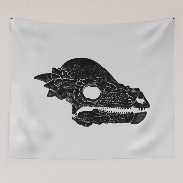 Item preview, Pachycephalosaurus fossil skull designed and sold by NicGrayGraphic.