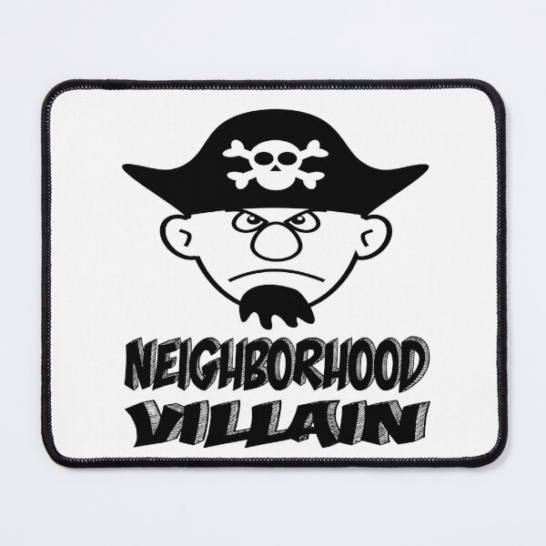 Item preview, Neighbourhood Villain – Funny Pirate Grump Hoodie / T-Shirt / Sticker designed and sold by Lainey1978.