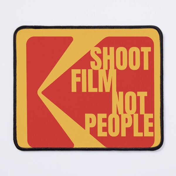 Item preview, Shoot film, not people. This bold and timeless design delivers a powerful message for photographers, creatives, and film lovers alike. designed and sold by PIXEL POP DESIGNS - Beyond the Norm!.