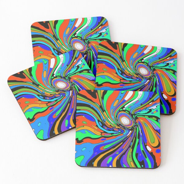 Item preview, Pop Art Wild And Vibrant Colors Abstract Designs designed and sold by DEC02.