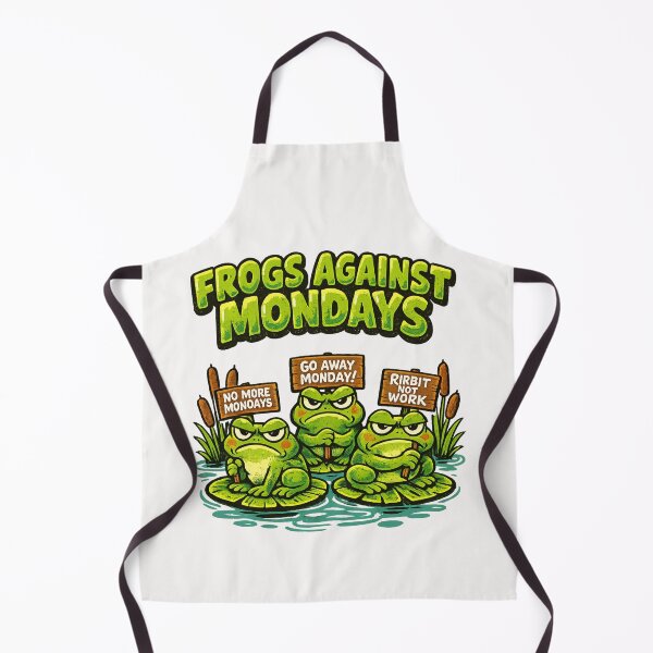 Item preview, Frogs Against Mondays Anti Monday Work Week Employee designed and sold by Pawsome Quotes.