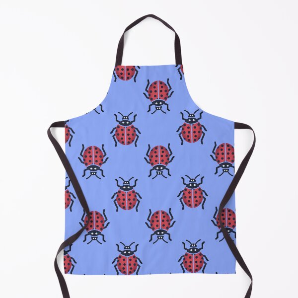 Item preview, Seamless Ladybug Pattern on Periwinkle Background designed and sold by Pevkay97.