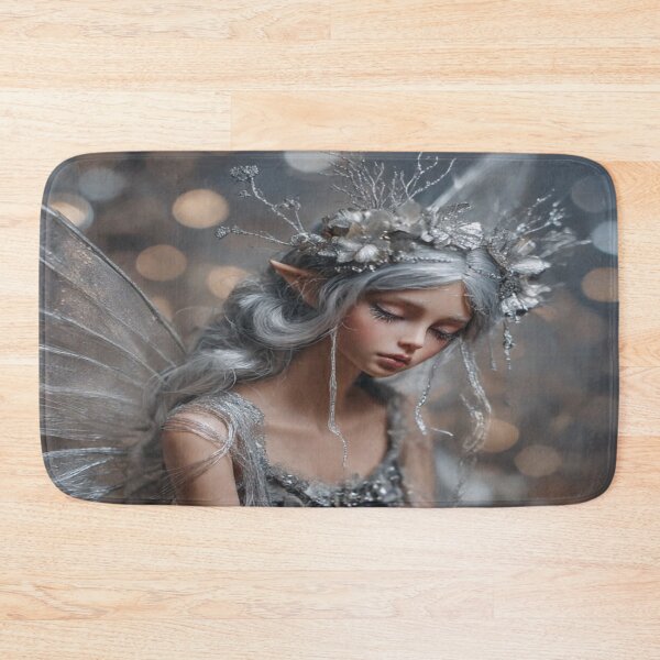 Item preview, Sleeping silver fairy designed and sold by Generational AI art.