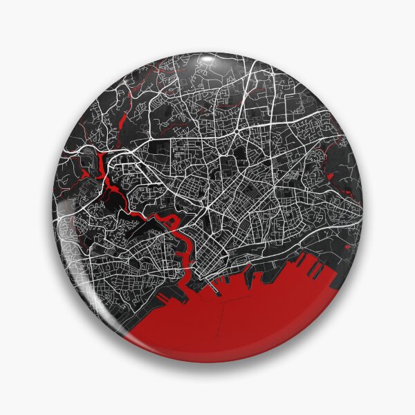 Item preview, Brest City Map of Brittany, France - Oriental designed and sold by deMAP.