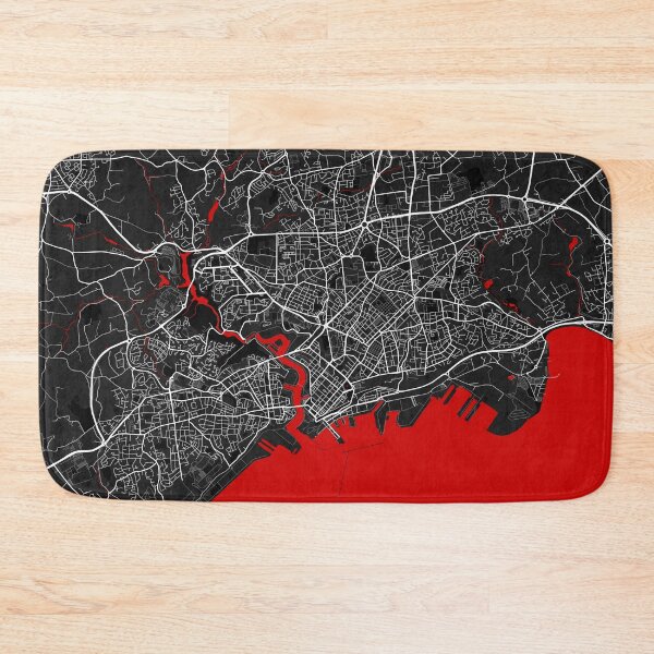 Item preview, Brest City Map of Brittany, France - Oriental designed and sold by deMAP.