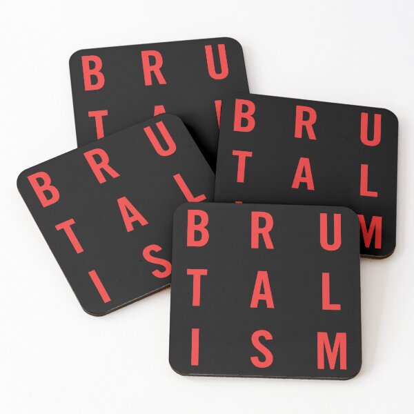 Item preview, Brutalism Red designed and sold by foundthenat.