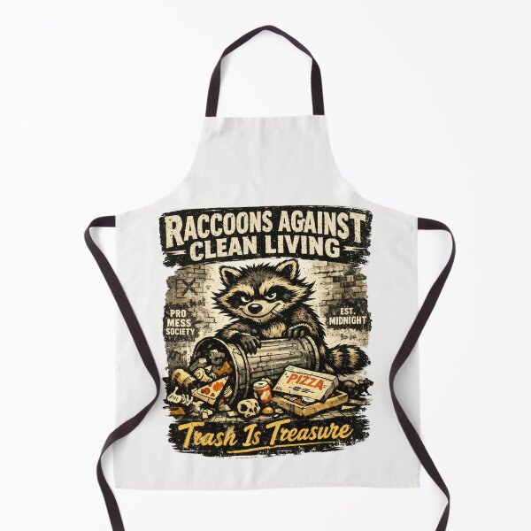 Item preview, Raccoons Against Clean Living Pro Mess Society Trash Is Treasure Funny Raccoon Lover designed and sold by Pawsome Quotes.