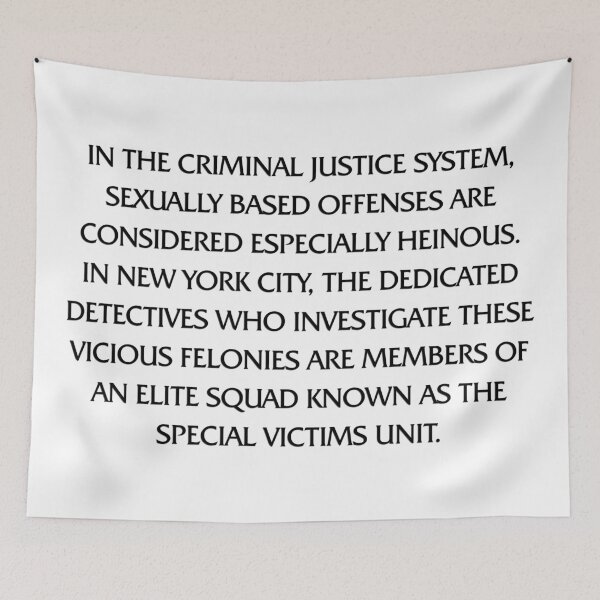 Item preview, IN THE CRIMINAL JUSTICE SYSTEM (Black) designed and sold by georgiegammack.