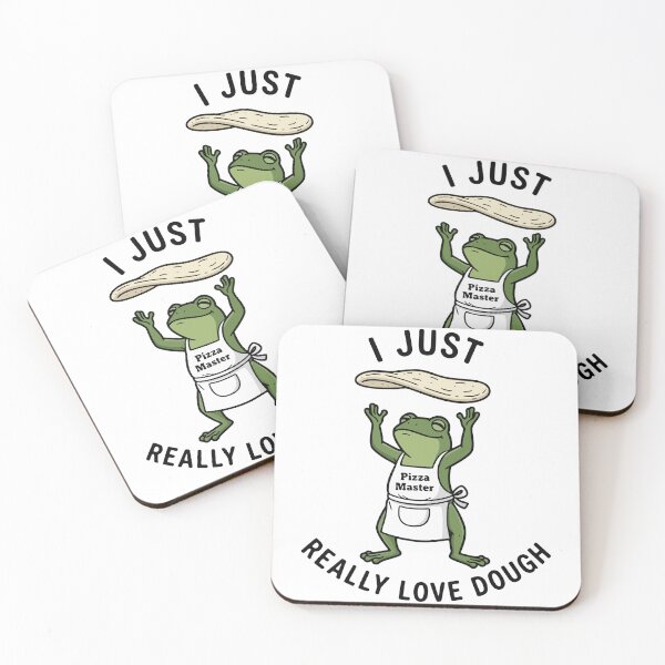 Item preview, Funny Frog Pizza Chef Pun designed and sold by Floomart.