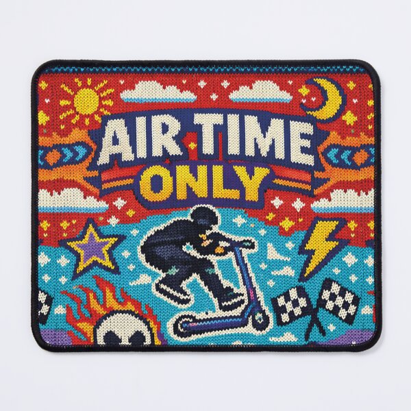 Item preview, Air Time Only – Stunt Scooter Freestyle in a colorful Fair Isle knit pattern designed and sold by Mauswohn.