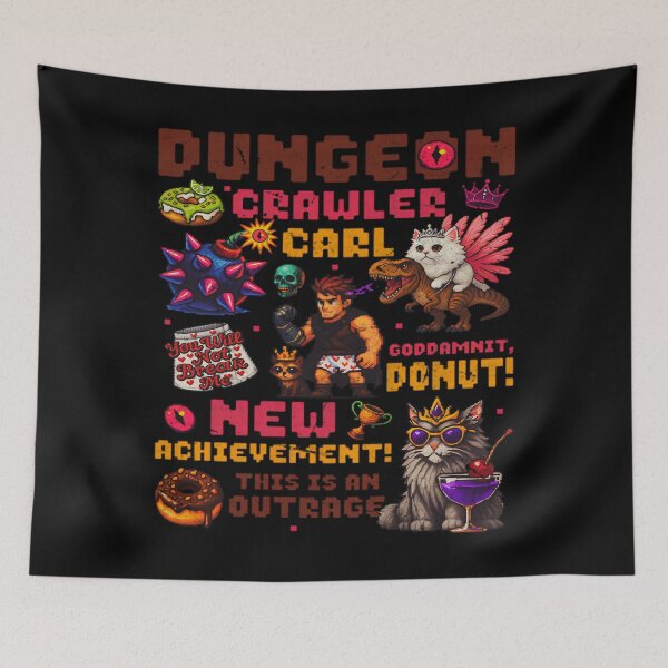 Item preview, dungeon crawler carl pixel art designed and sold by jimfarrepo.