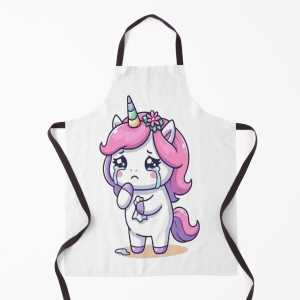 Item preview, Kawaii Sad Crying Unicorn designed and sold by Ella_Sketch.