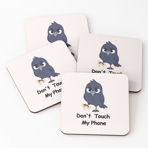 Item preview, Don't Touch My Phone Angry Owl designed and sold by DIA PRODUCTIONS .