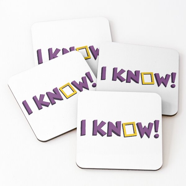 Item preview, I KNOW! – FRIENDS Inspired Monica Geller Quote with Yellow Frame | Funny Pop‑Culture Sticker & Tee designed and sold by Nene's design.