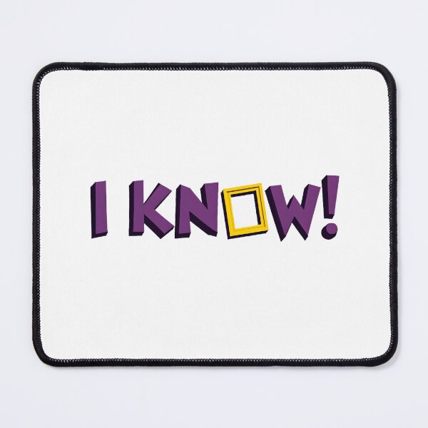 Item preview, I KNOW! – FRIENDS Inspired Monica Geller Quote with Yellow Frame | Funny Pop‑Culture Sticker & Tee designed and sold by Nene's design.