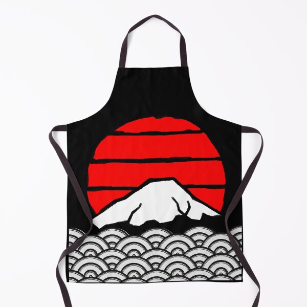 Item preview, Fuji HiNoMaru Waves White DarkBG designed and sold by LindenmannArts.