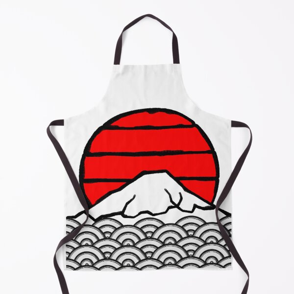 Item preview,  Fuji HiNoMaru WavesWhite White_BG designed and sold by LindenmannArts.