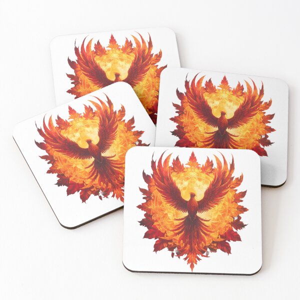 Item preview, Fire Phoenix Mandala in Sacred Flames designed and sold by JuanArtix.