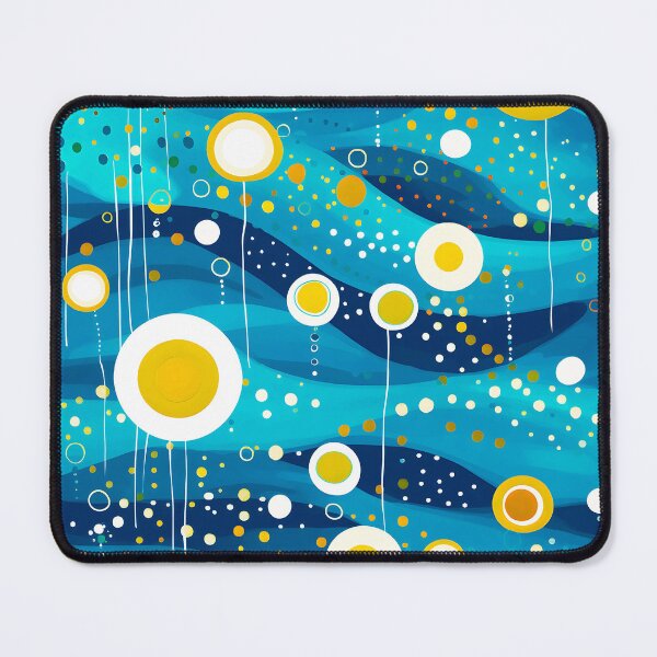 Item preview, Cool Abstract Designs In Blue, Aqua, And Yellow designed and sold by DEC02.